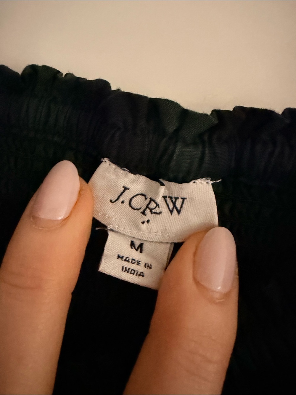 J. Crew Factory Navy & Green Plaid Smocked Tiered Midi Dress - Picture 4 of 9